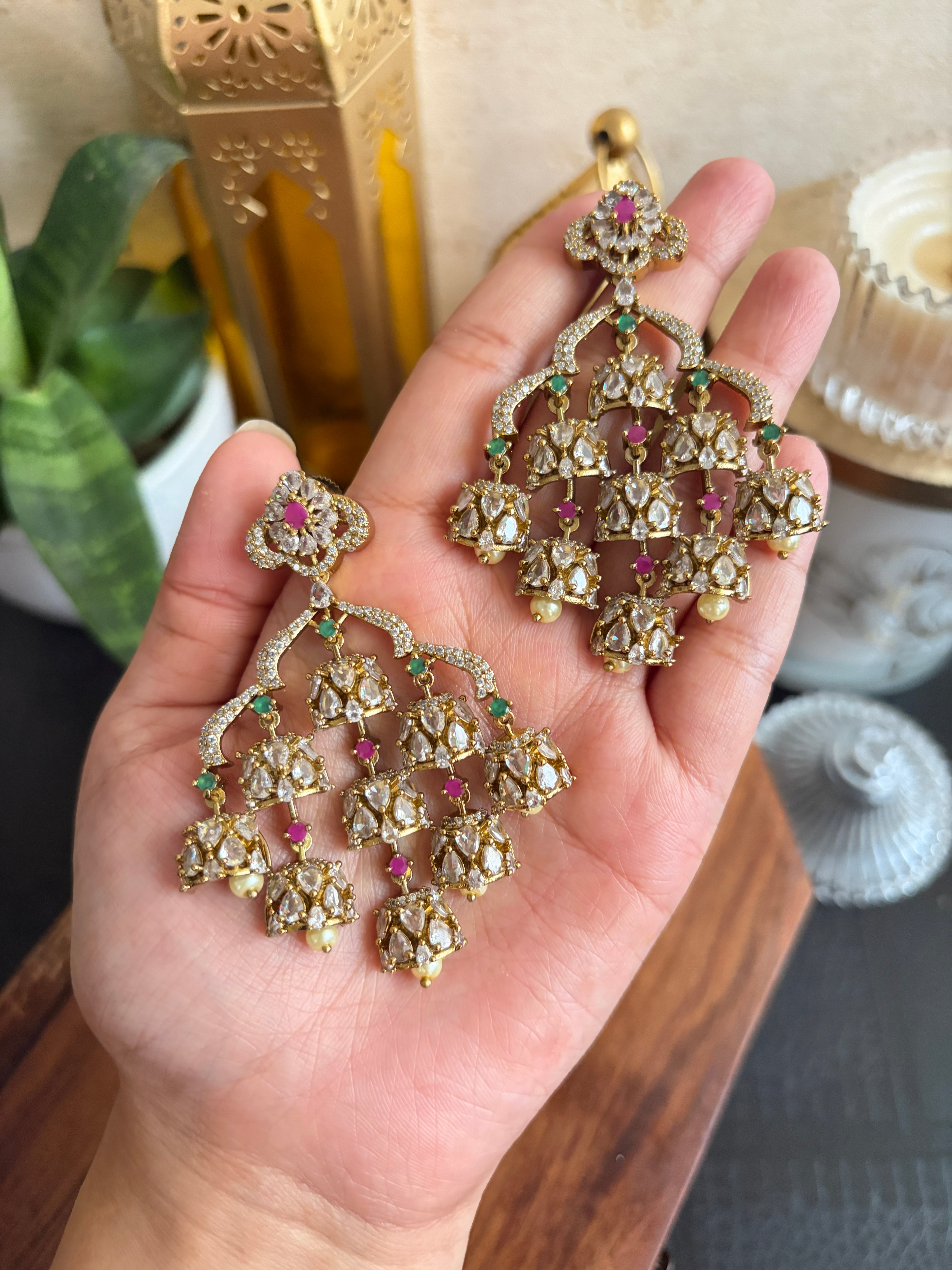 TARA Zircon Chaandbali
