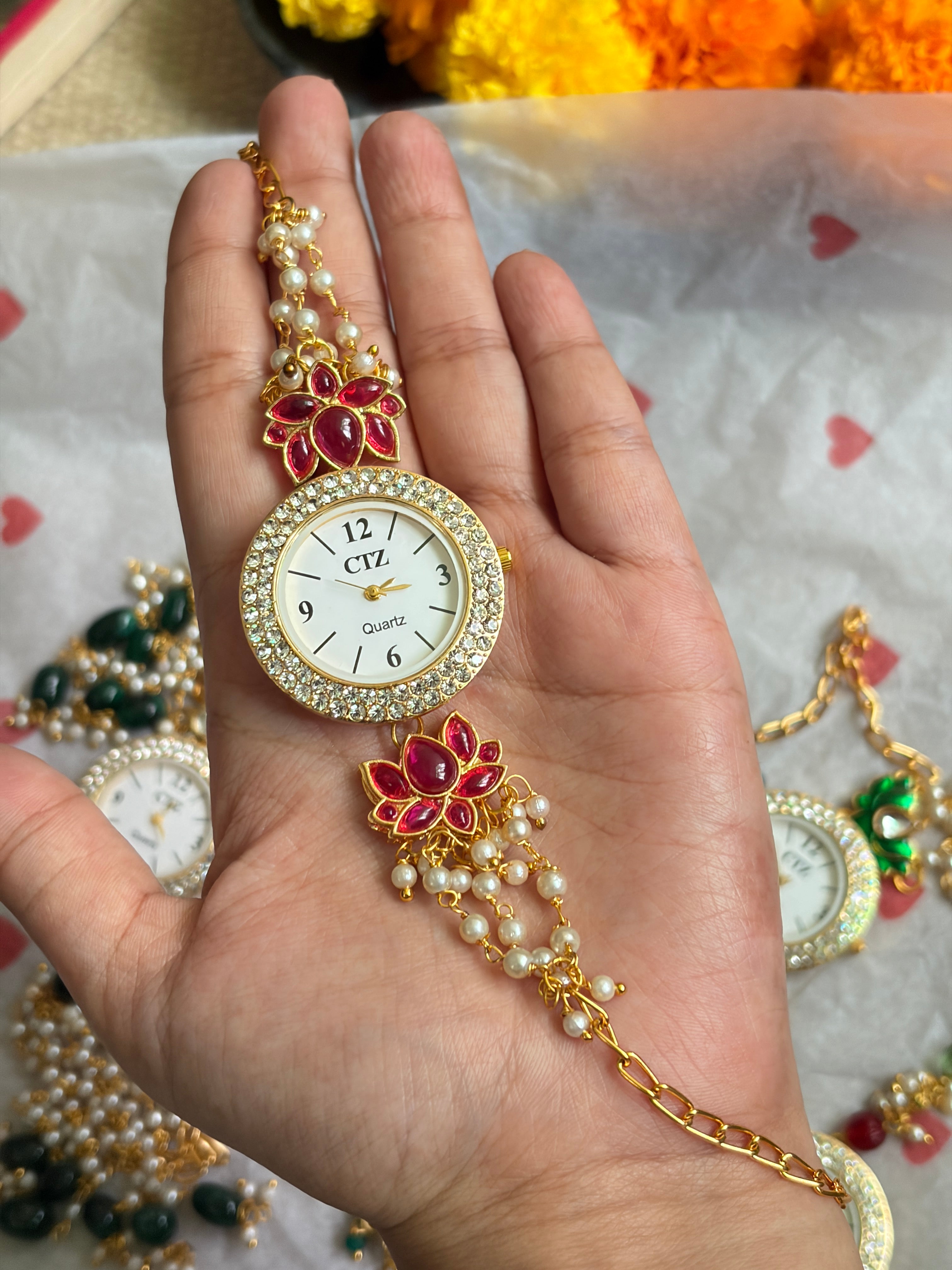 Red lotus Watch