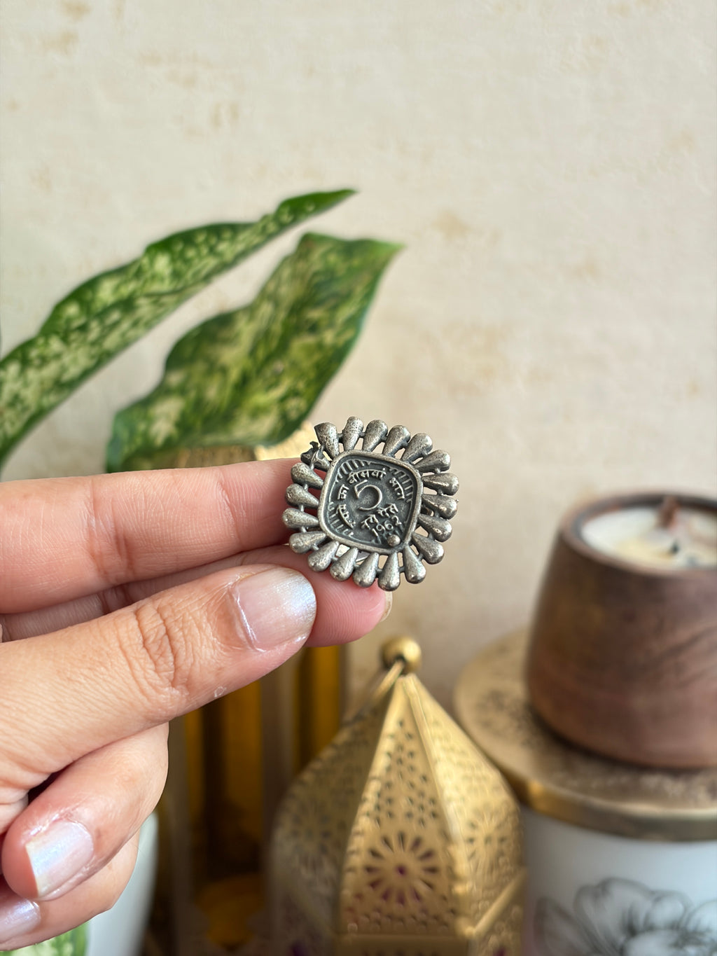 Sikka German Silver Ring