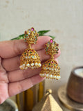 SAANVI Laxmi Temple Jhumka