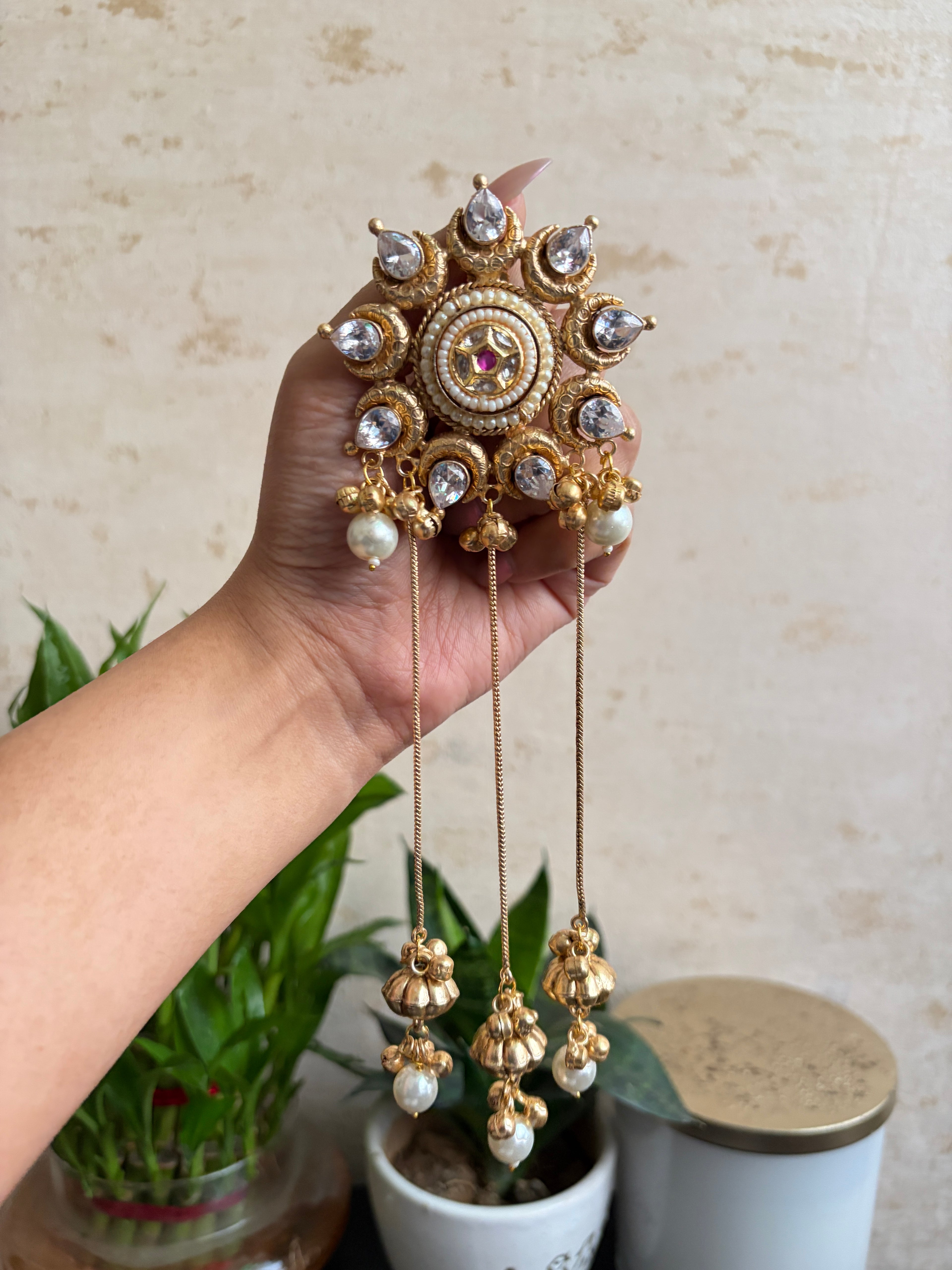 MIRA Brass Earrings