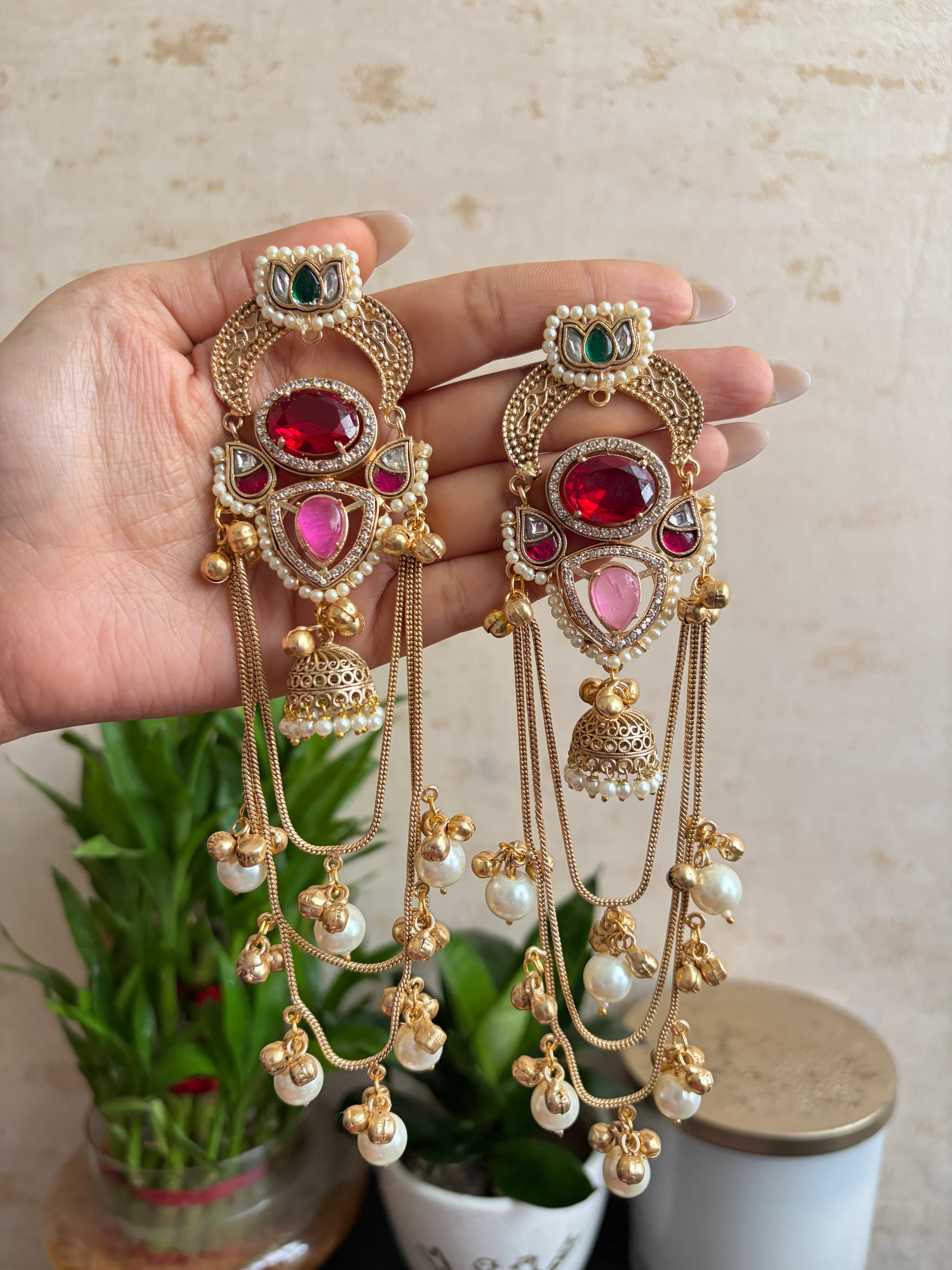MASOOM Brass Chaandbalis