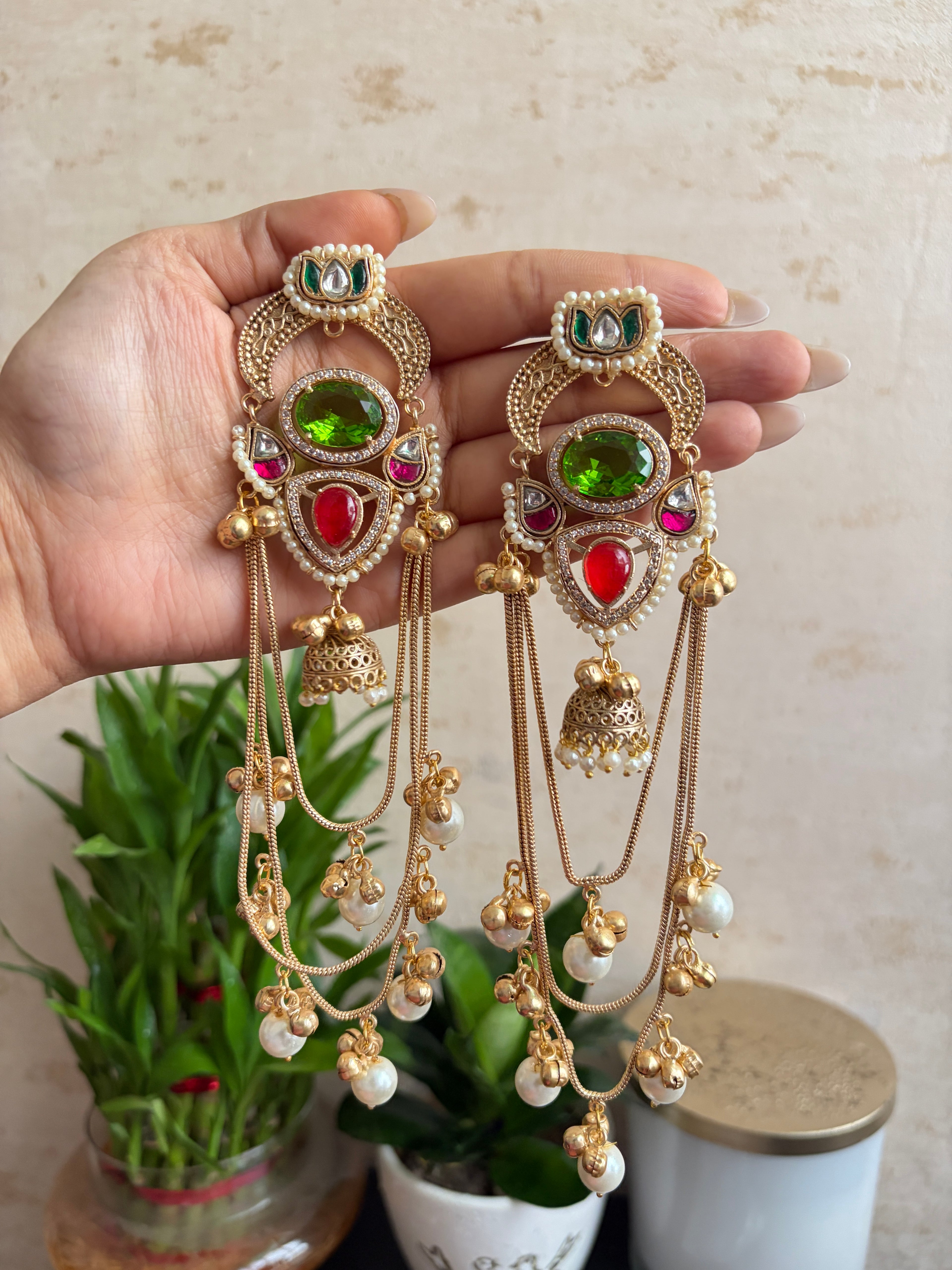 MASOOM Brass Chaandbalis