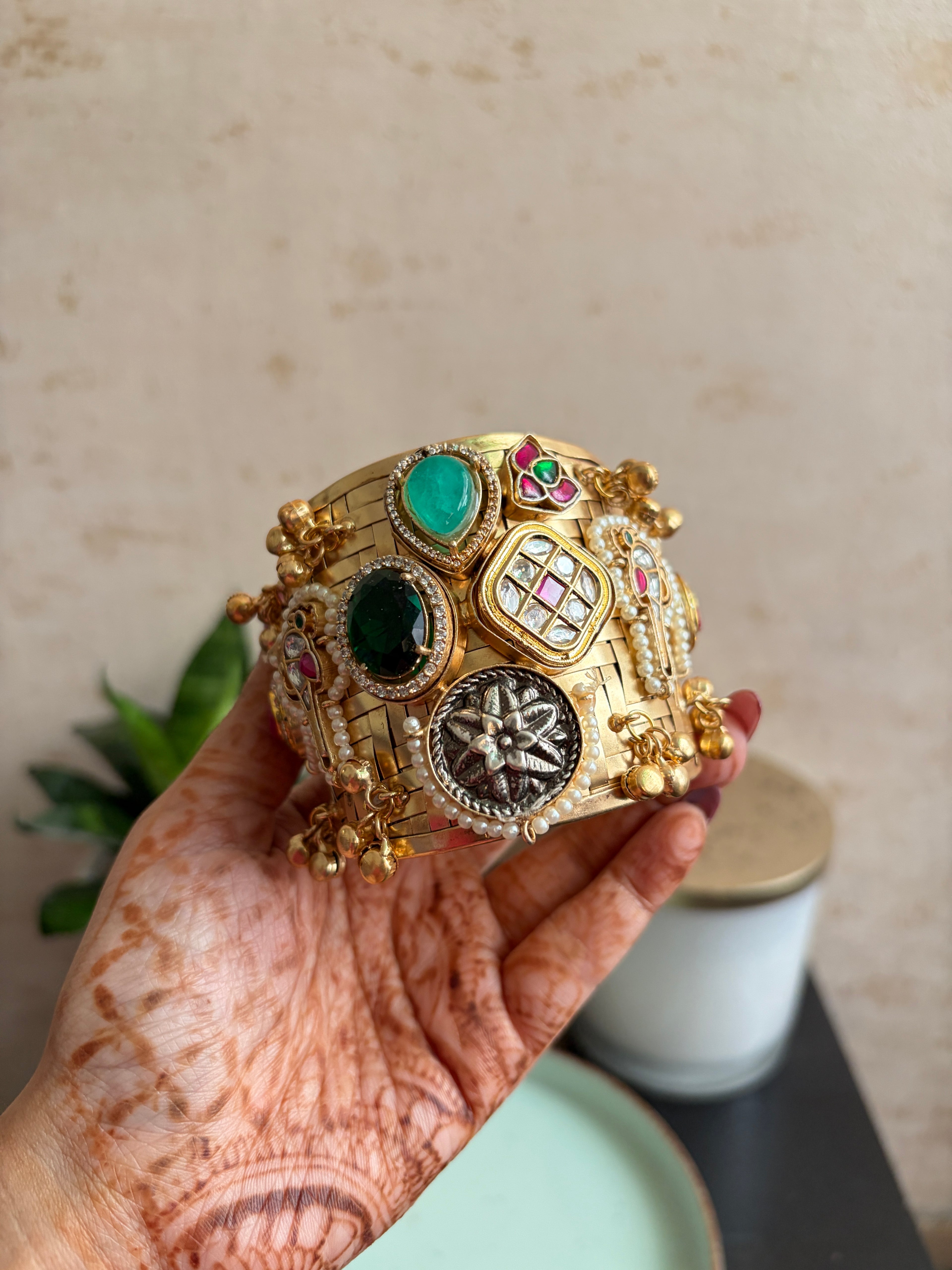 MUKTA Brass cuff