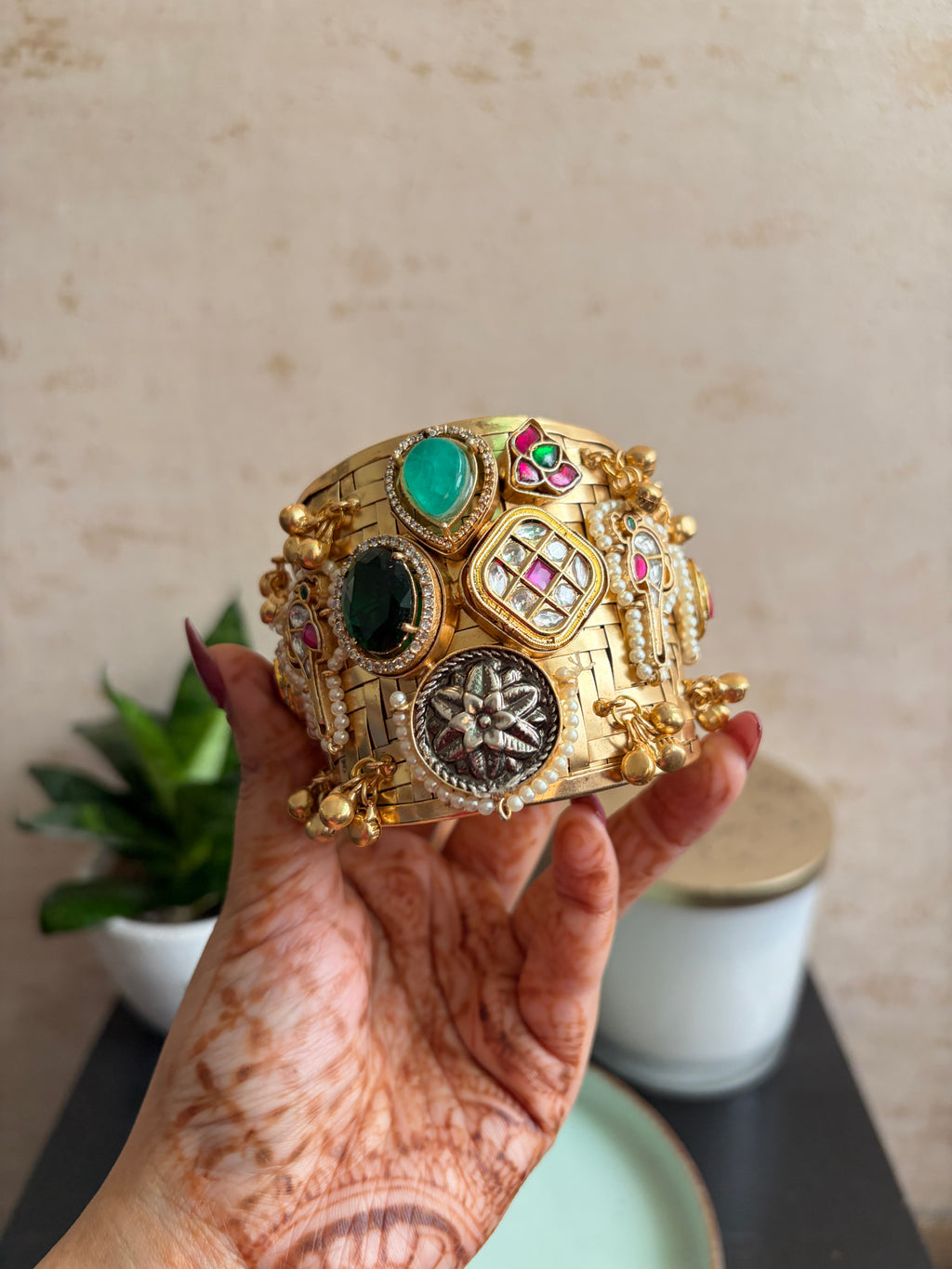 MUKTA Brass cuff
