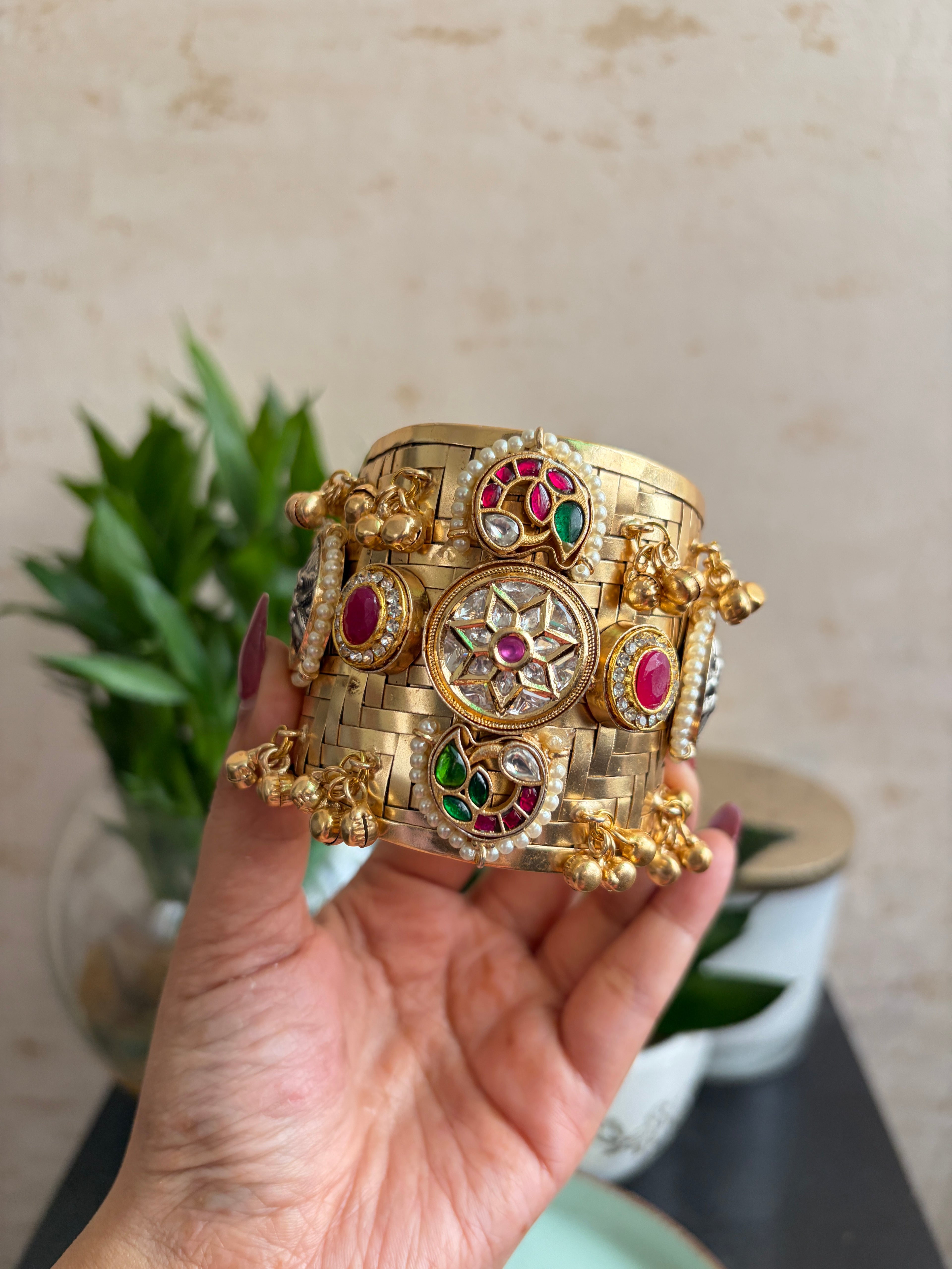 MUKTA Brass cuff