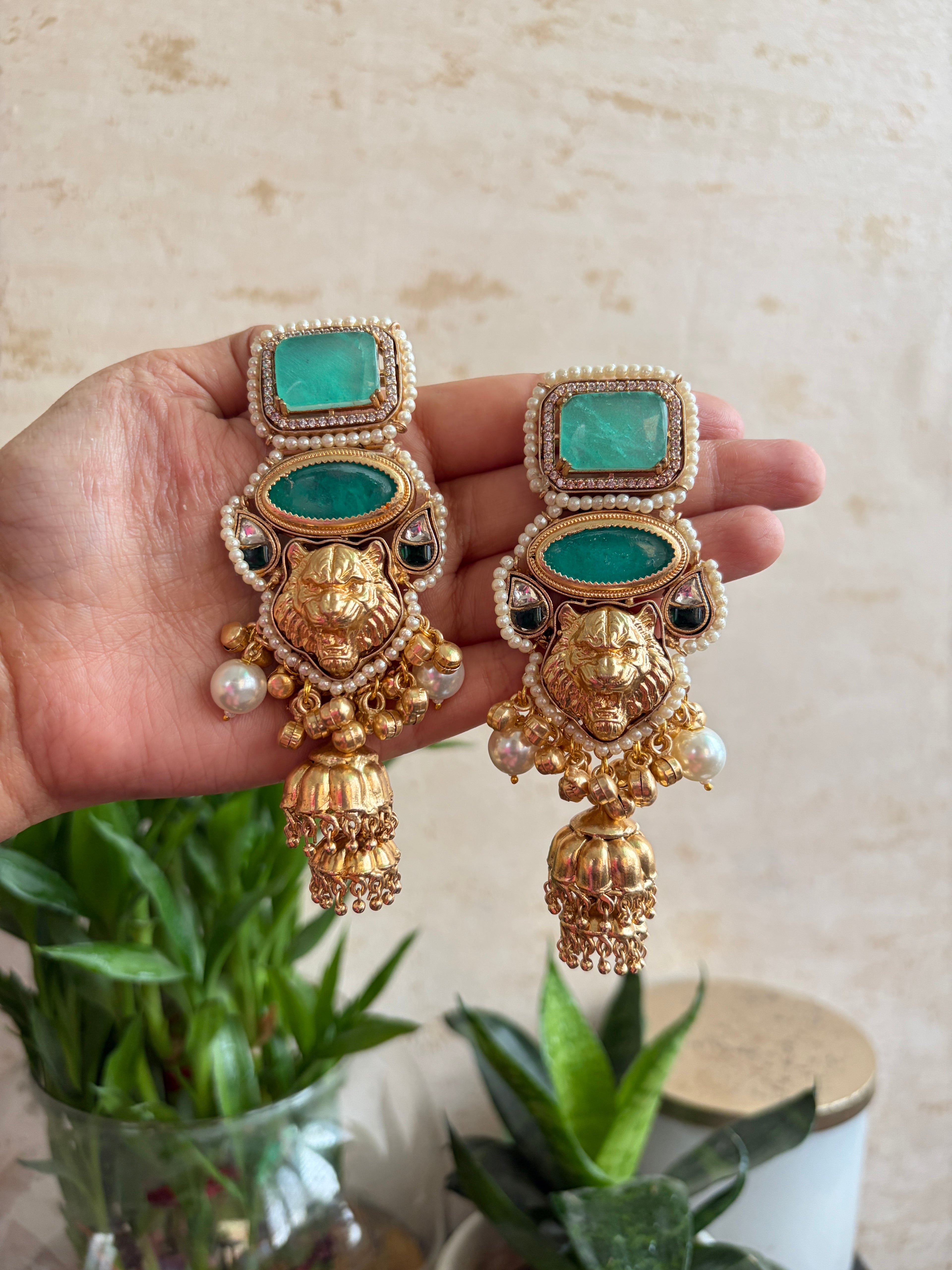 MANJIRI Brass Earrings