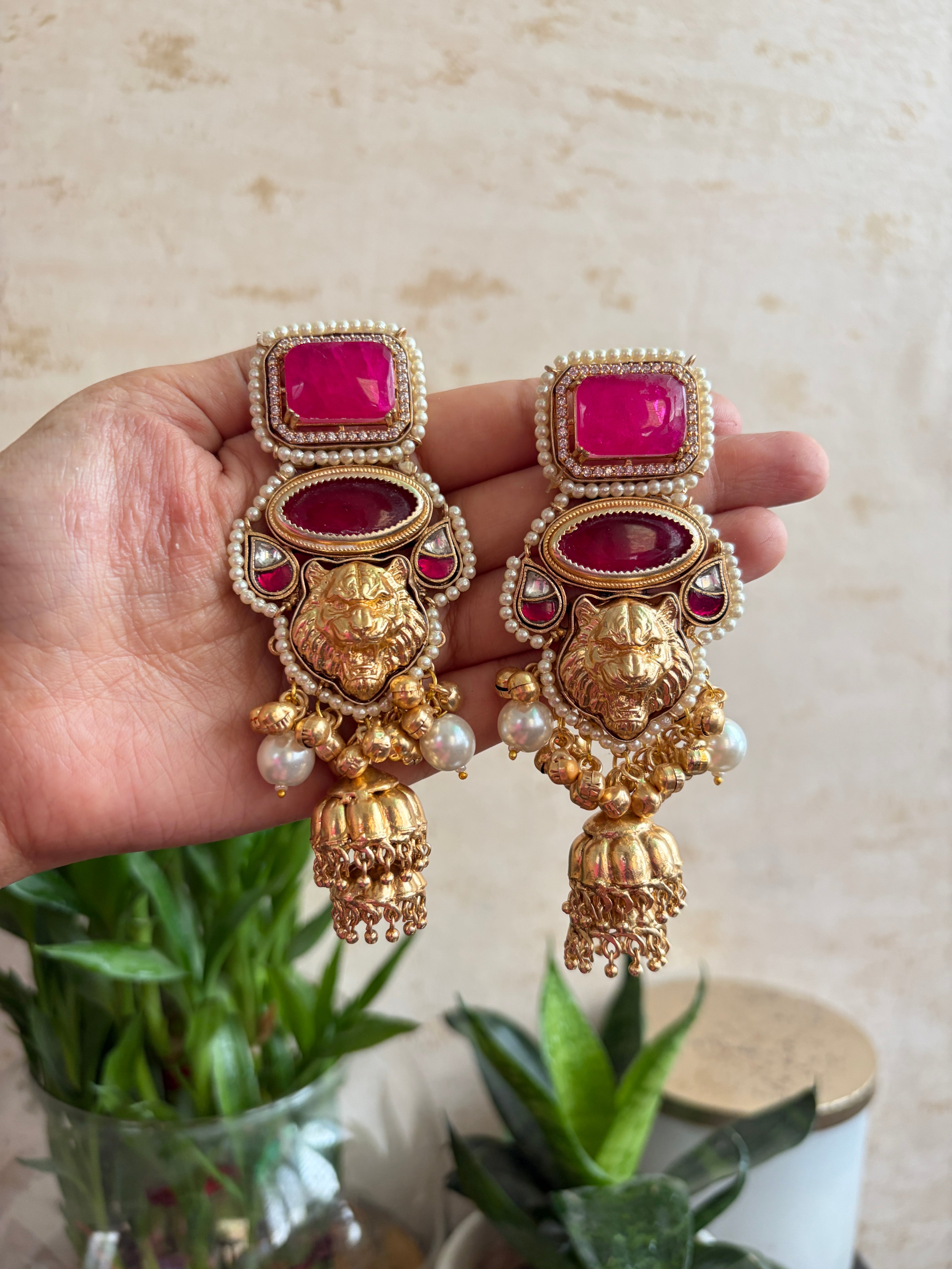 MANJIRI Brass Earrings