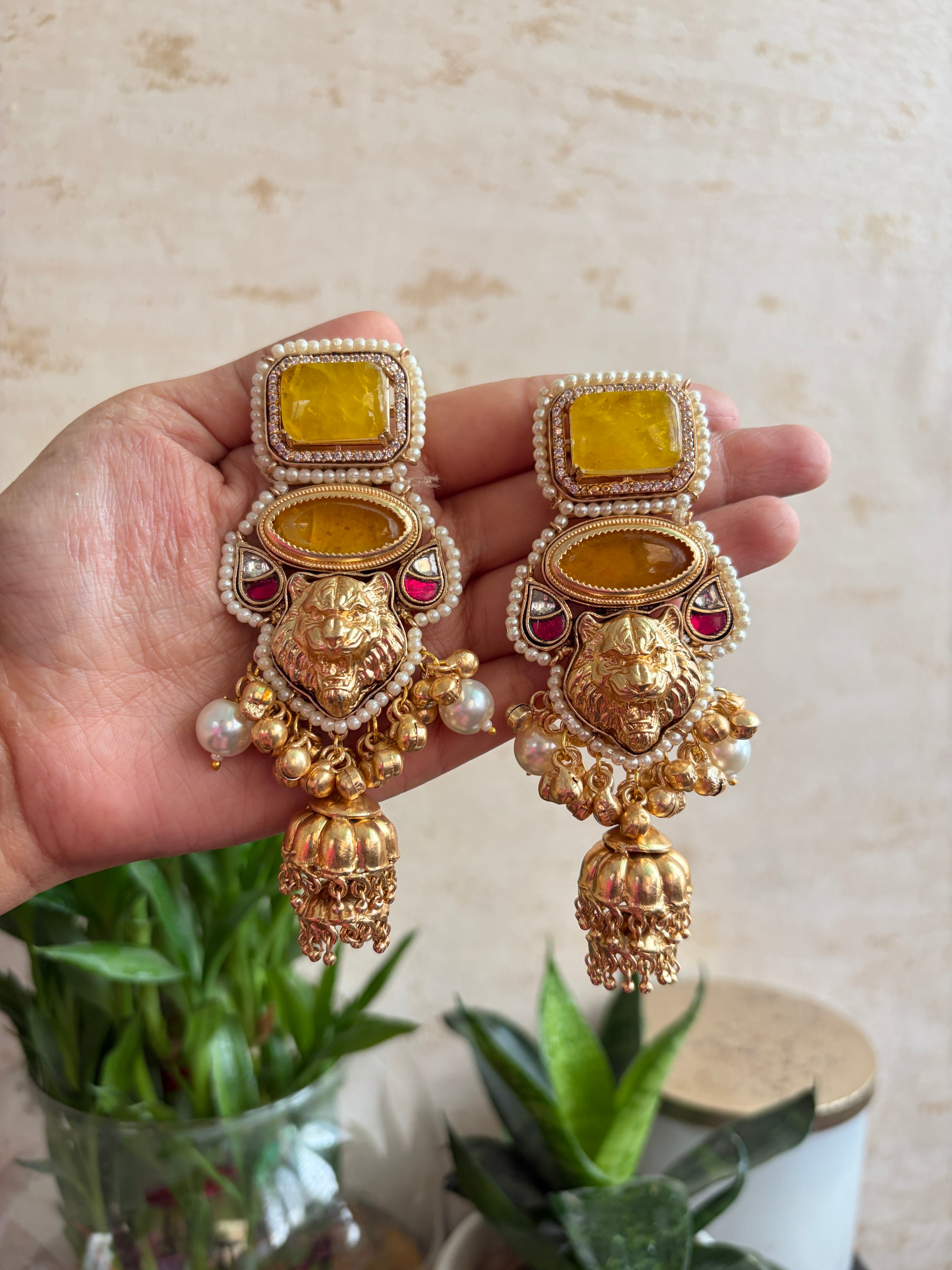 MANJIRI Brass Earrings