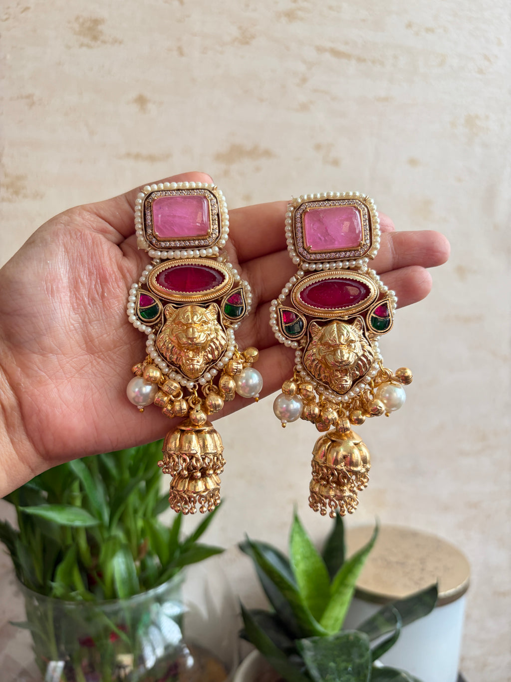 MANJIRI Brass Earrings