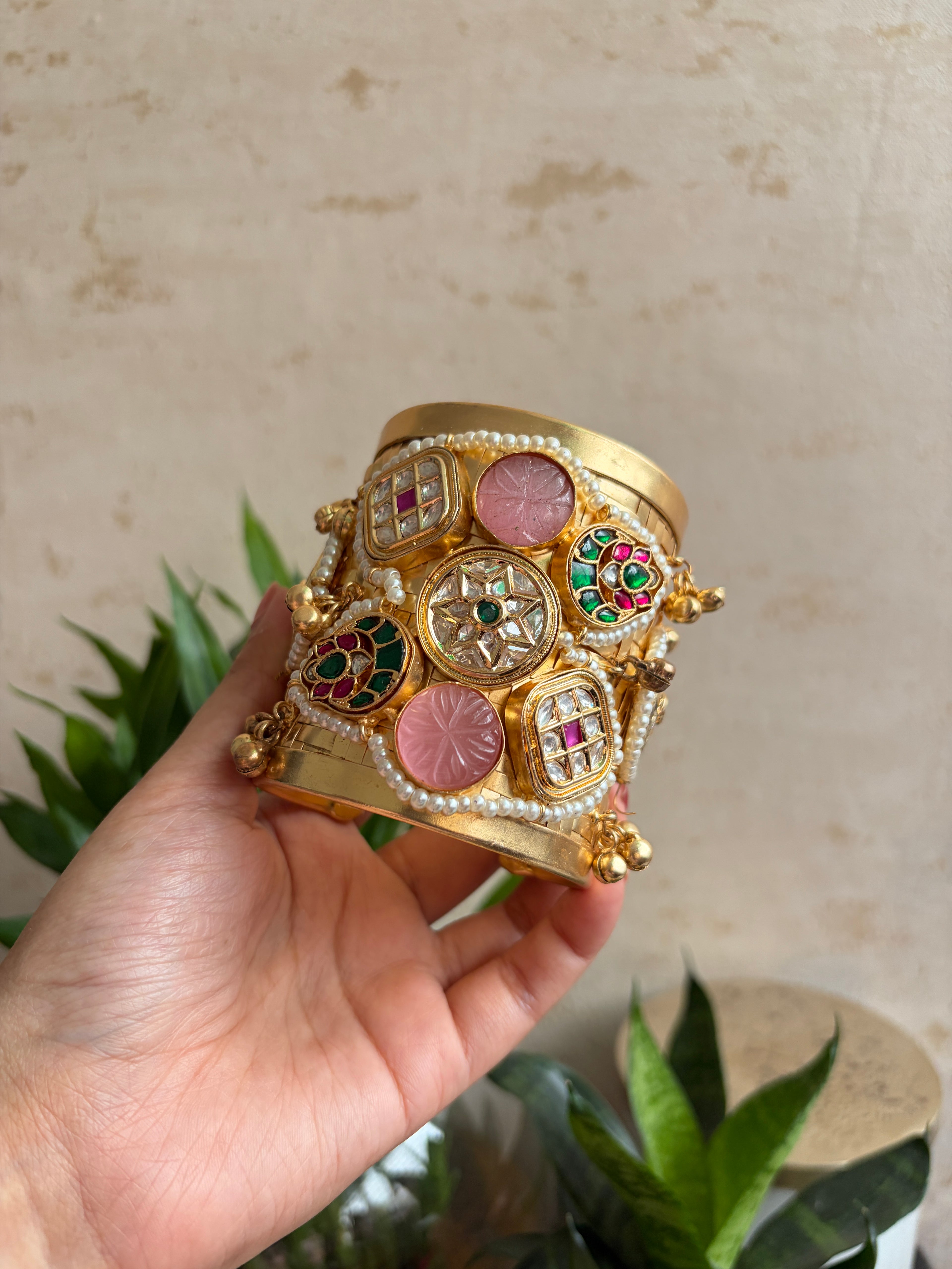 MALIKA Brass Cuffs