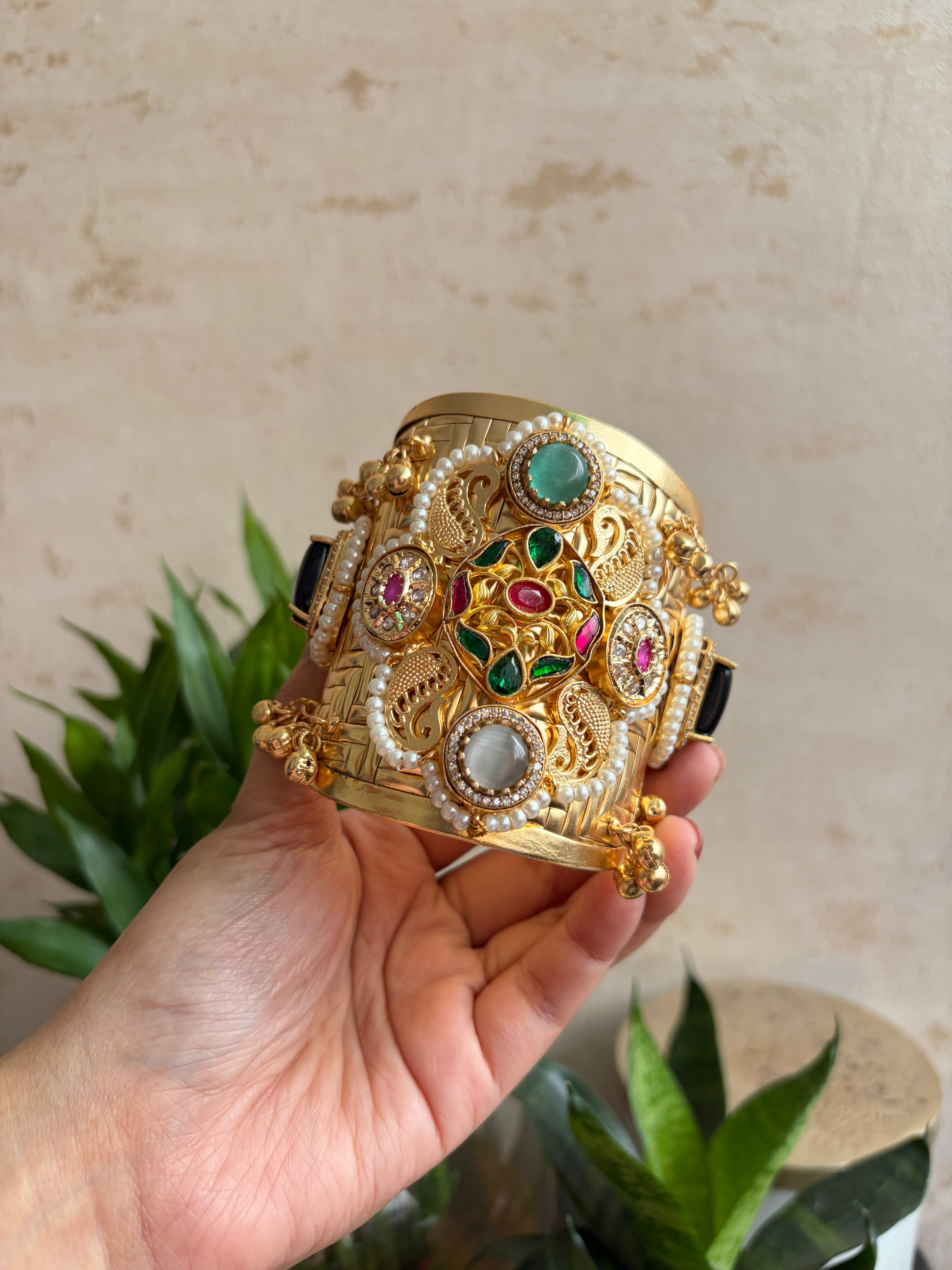 MALIKA Brass Cuffs