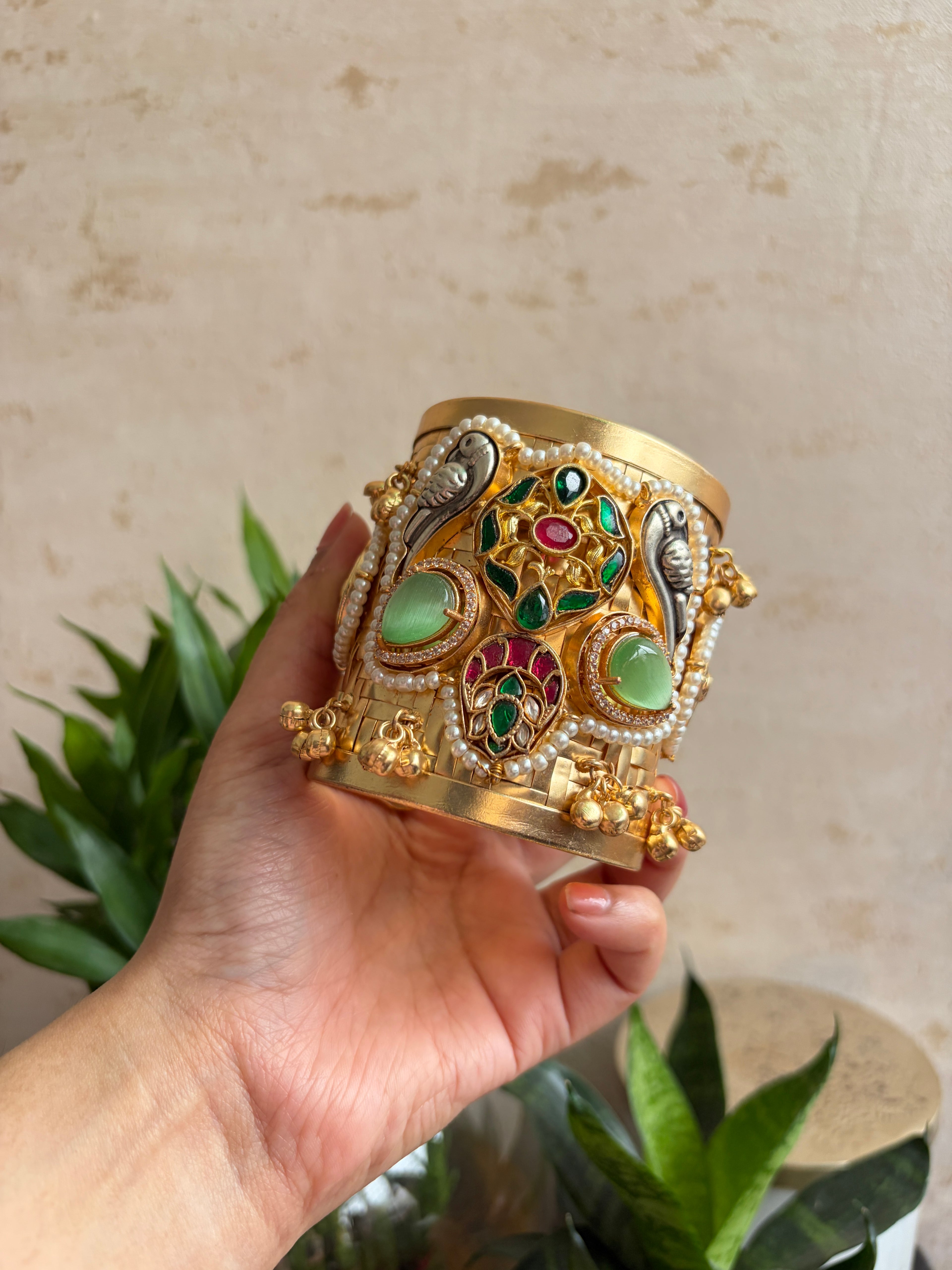 MALIKA Brass Cuffs
