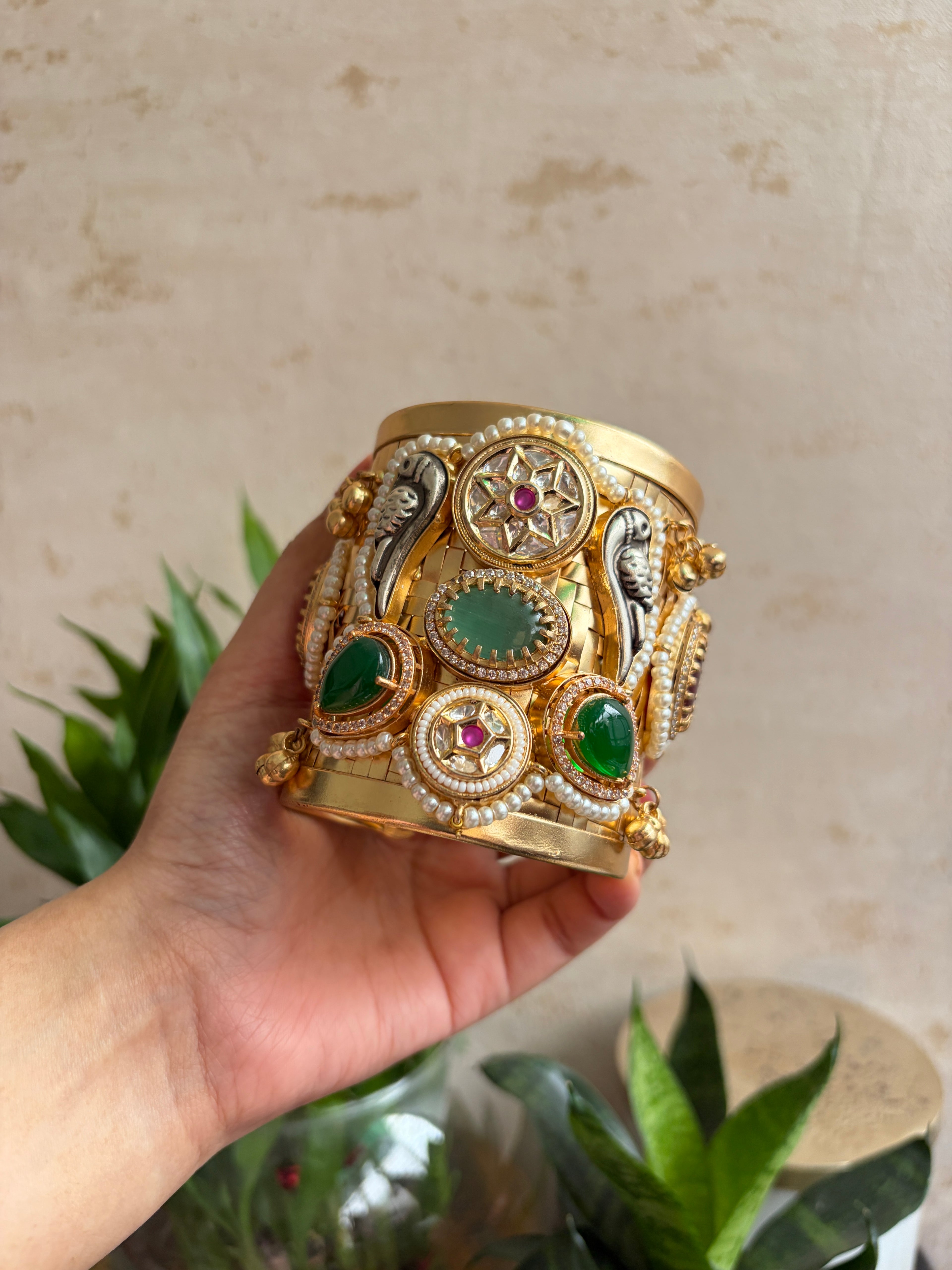 MALIKA Brass Cuffs