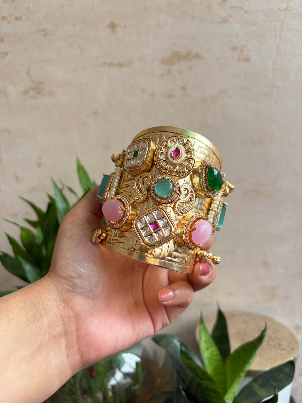 MALIKA Brass Cuffs