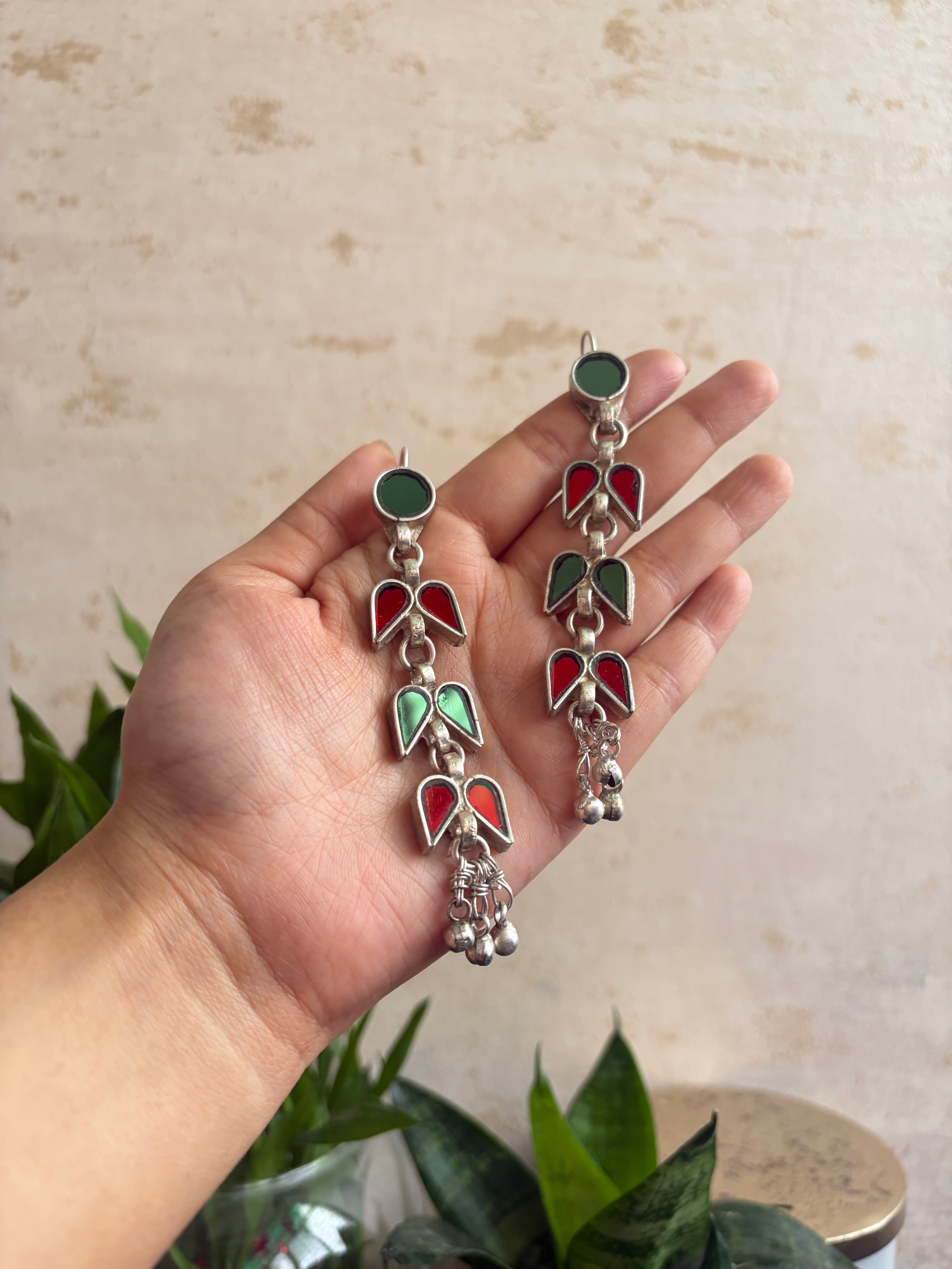 SUNIDHI Mirror Earrings