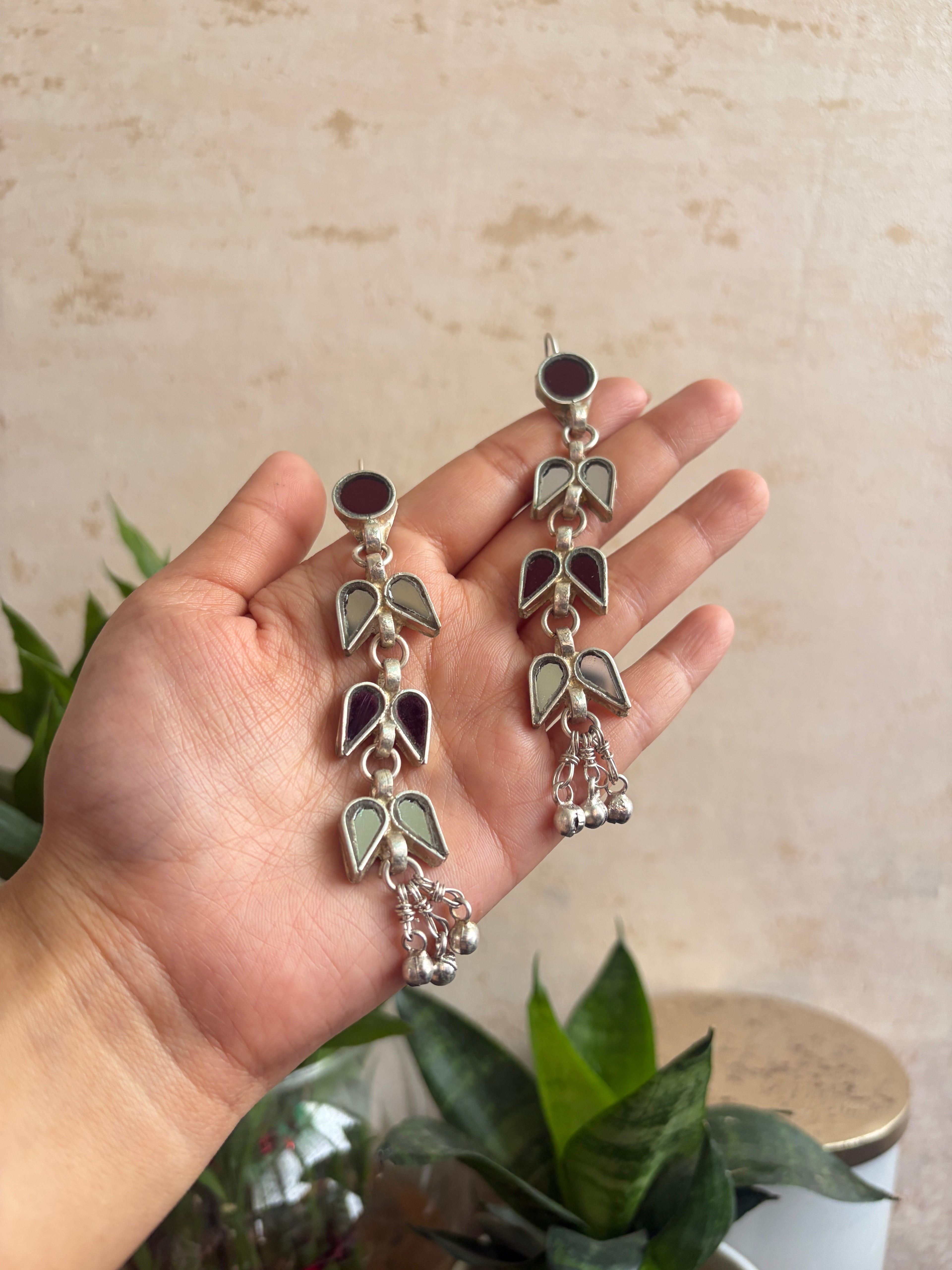 SUNIDHI Mirror Earrings