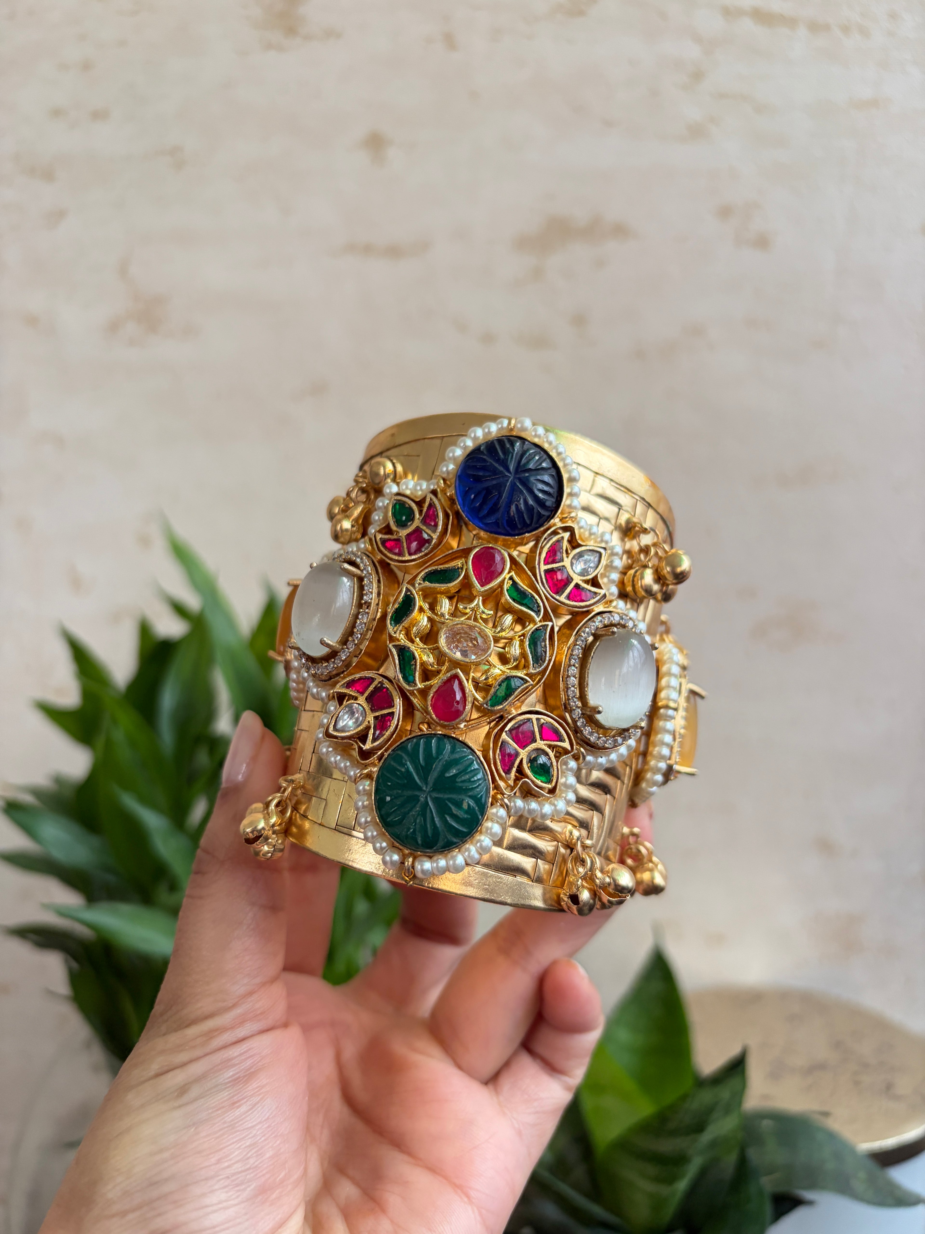 MALIKA Brass Cuffs