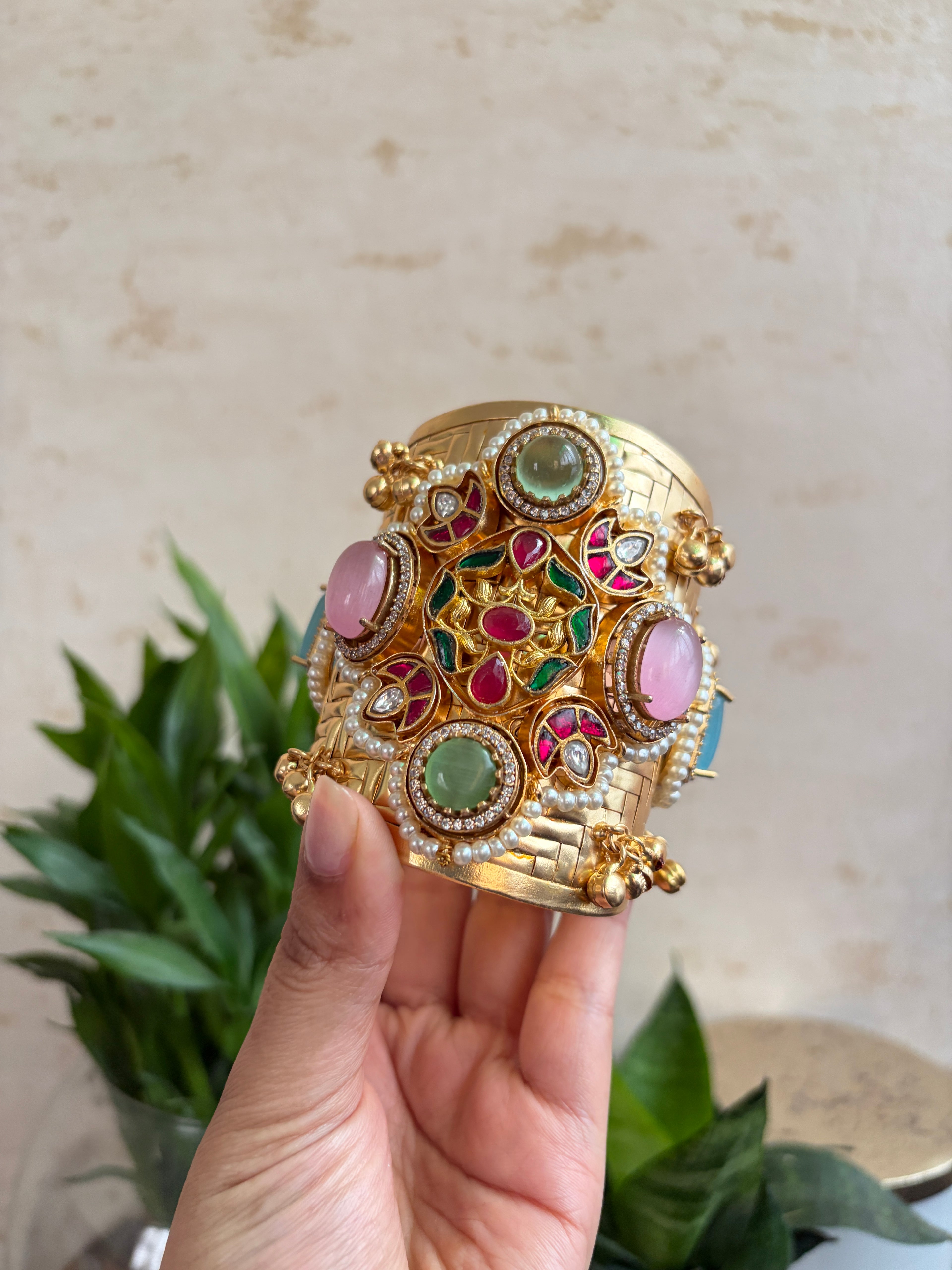 MALIKA Brass Cuffs