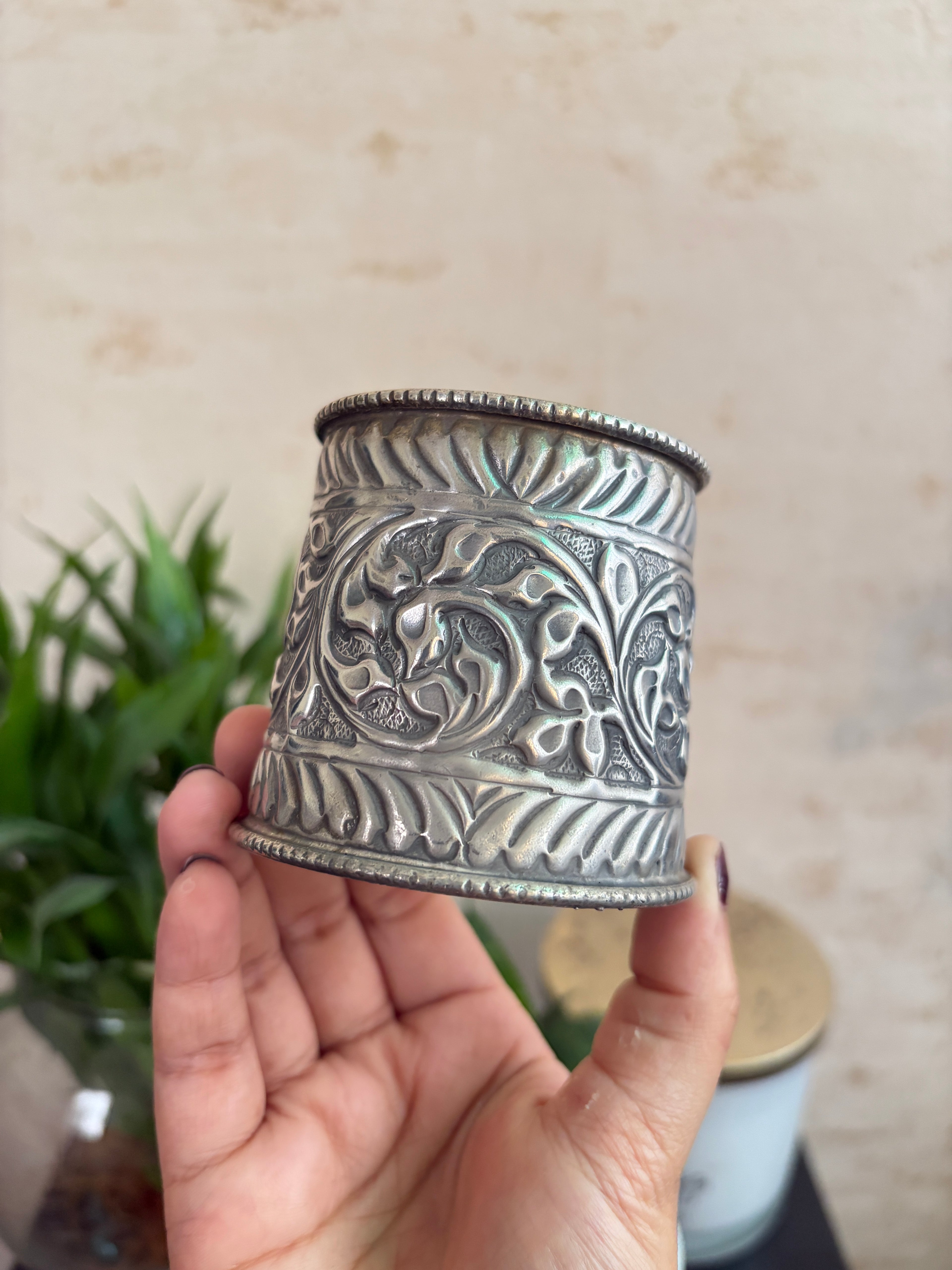 Baagh German Silver Cuff
