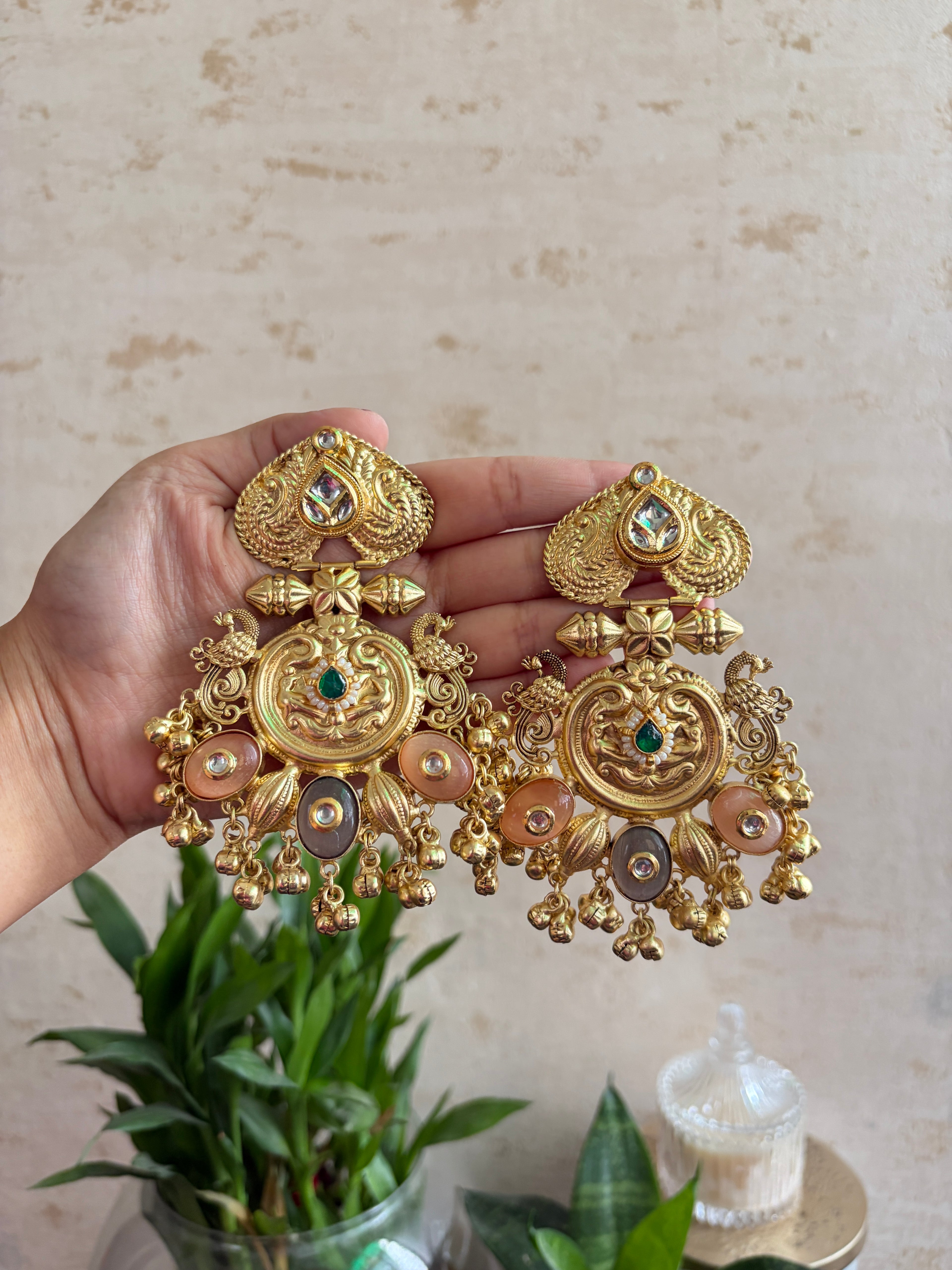 DIVYA Brass Chaandbalis