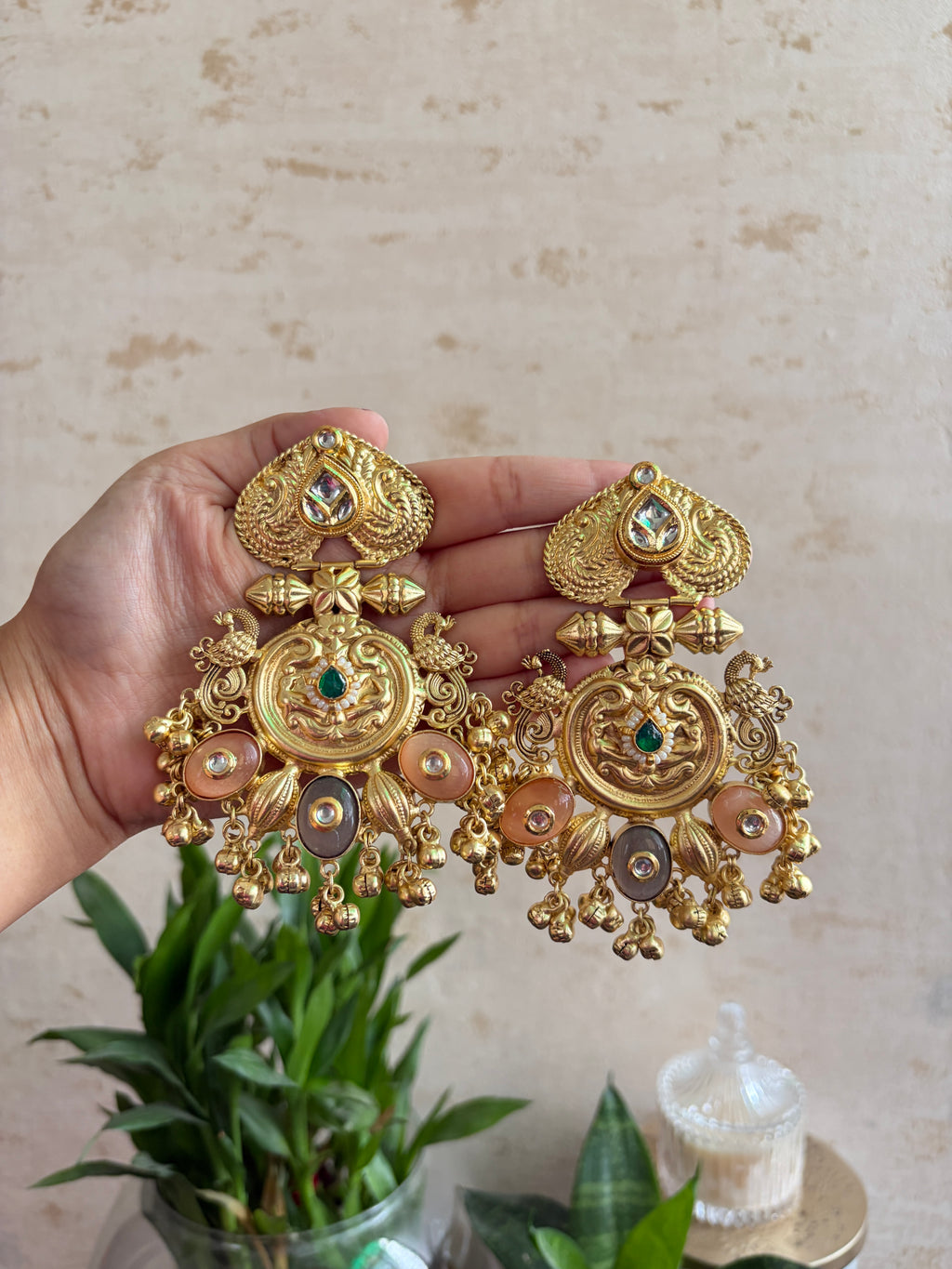 DIVYA Brass Chaandbalis