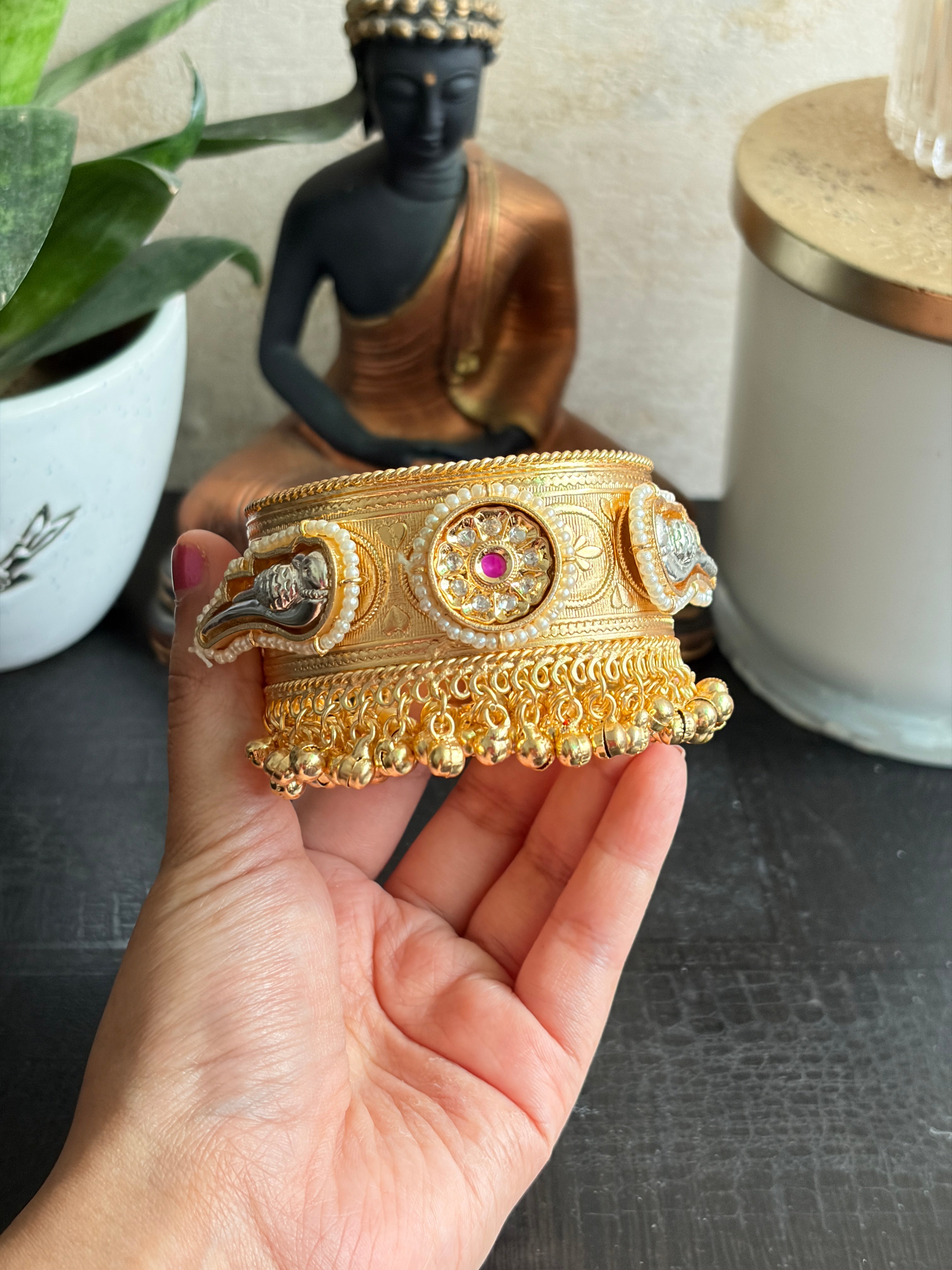 SUMEDHA Brass cuffs