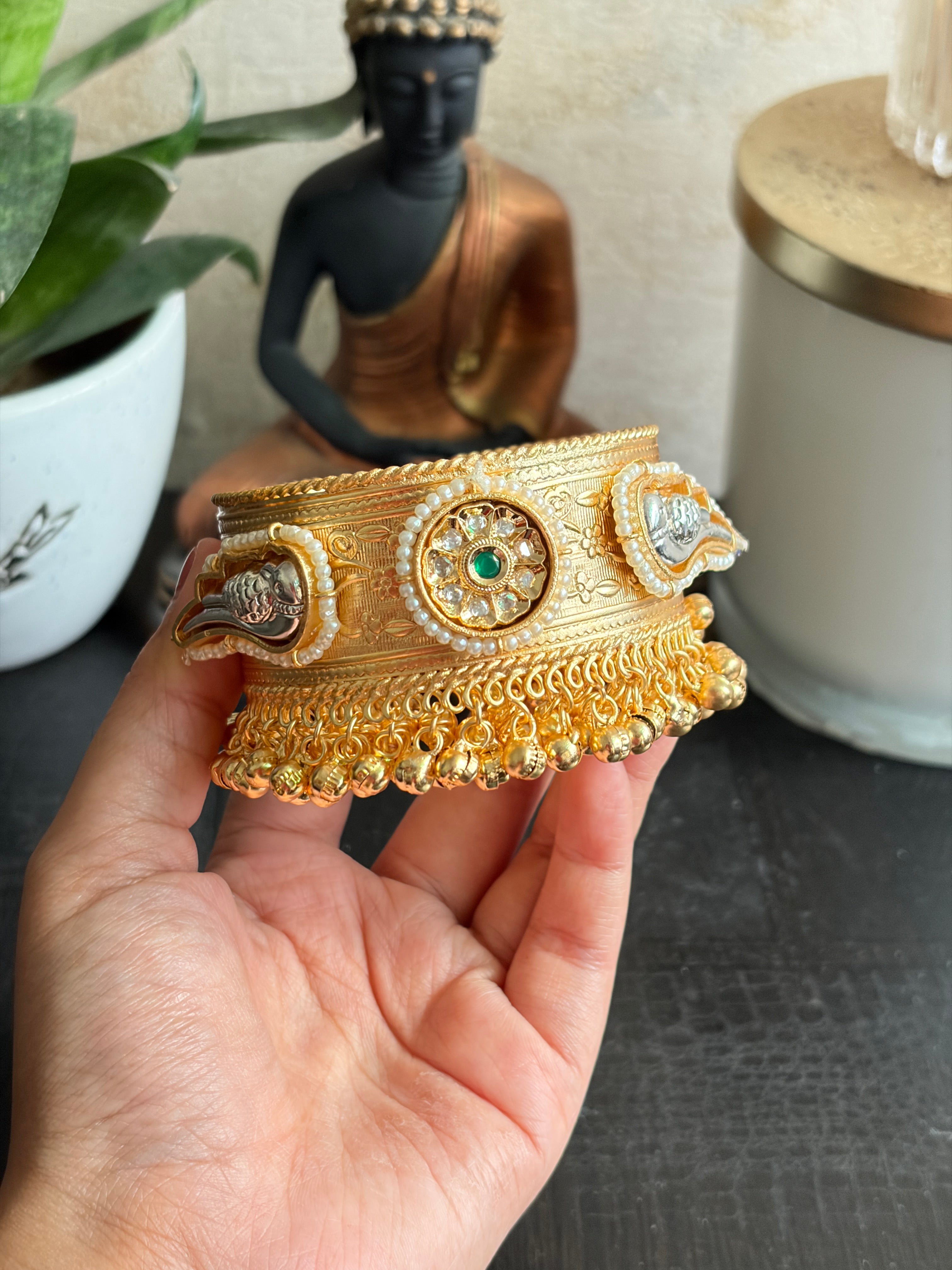SUMEDHA Brass cuffs