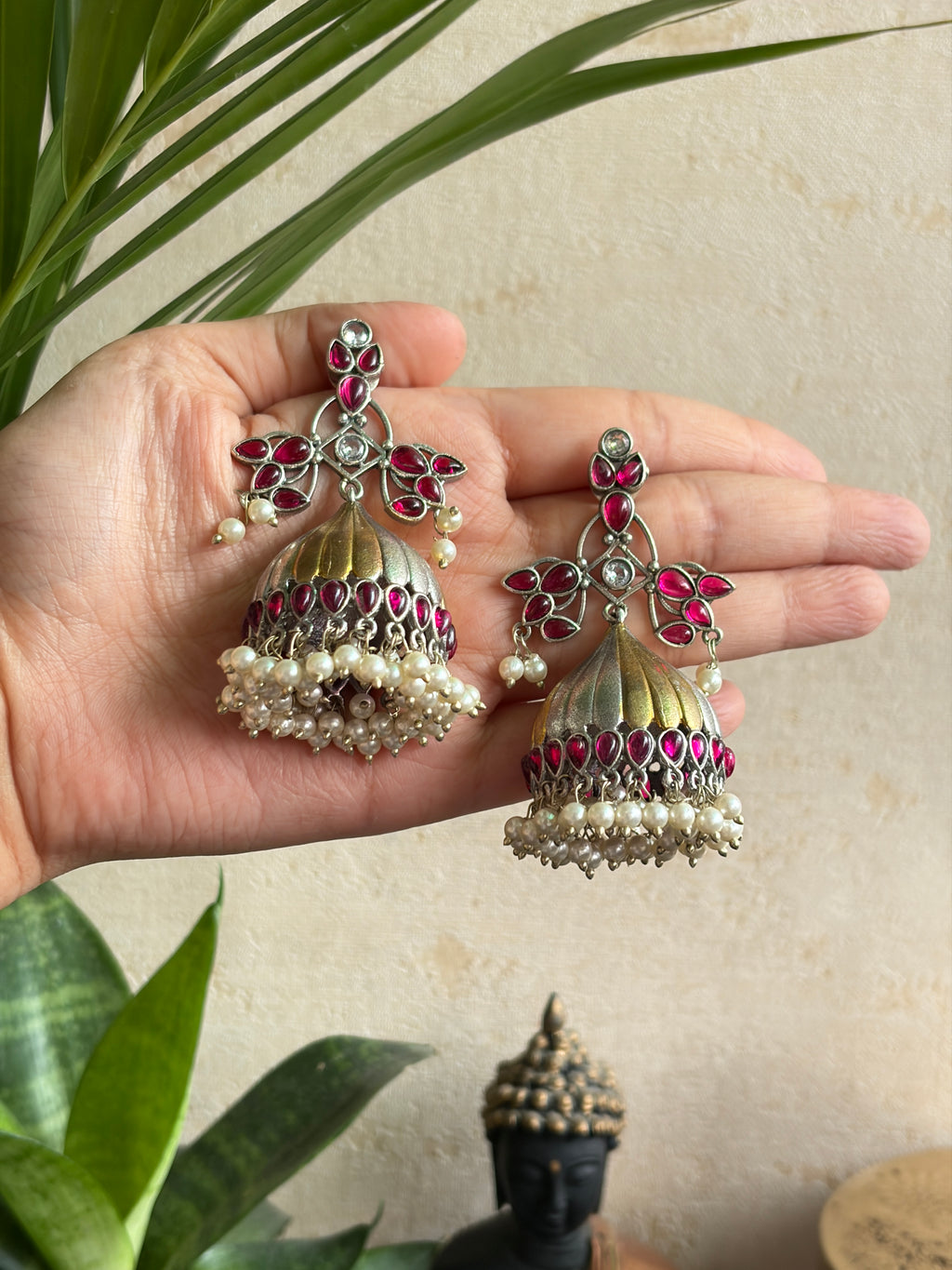 ANJINI Dual Tone Jhumka