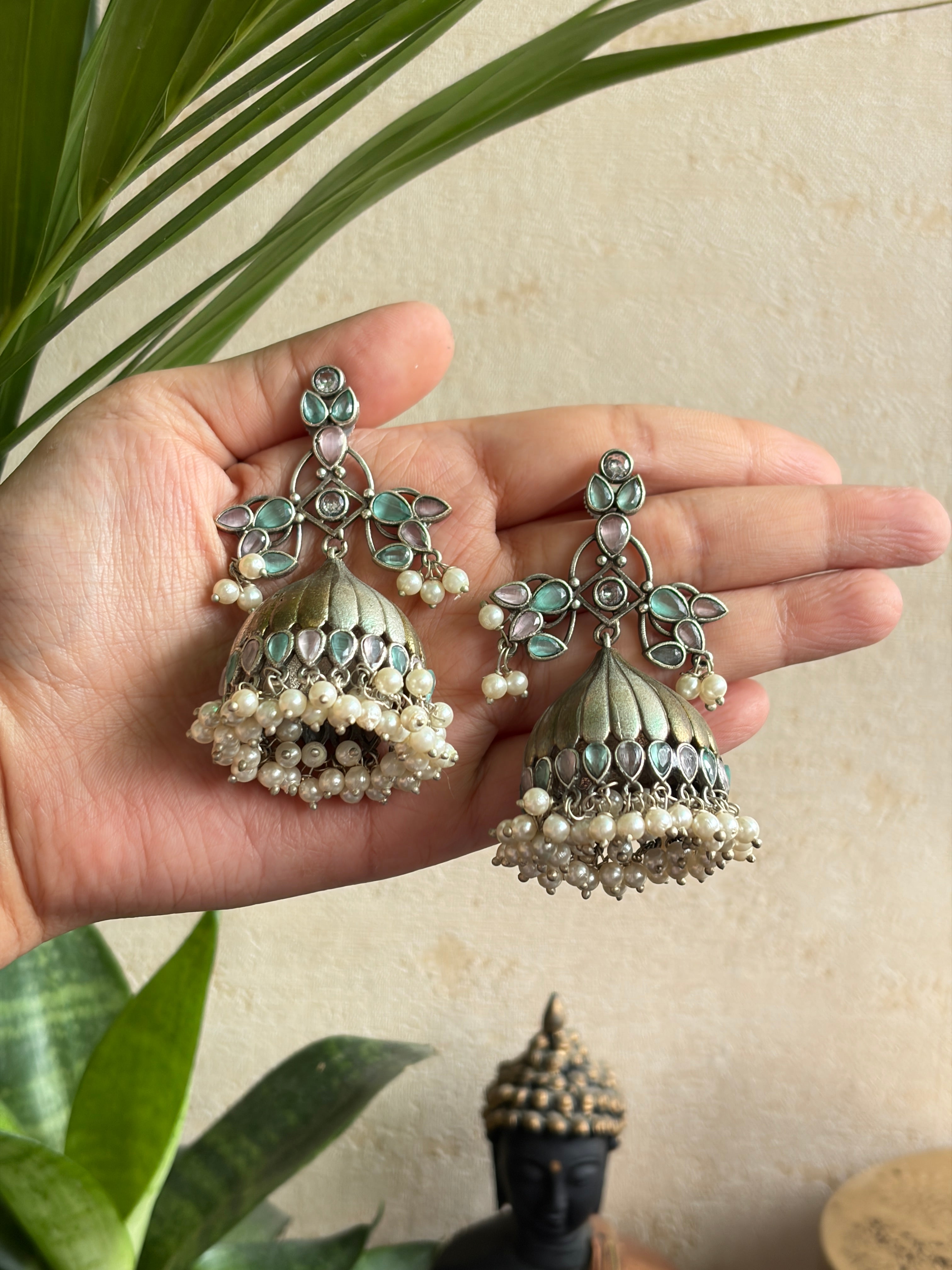 ANJINI Dual Tone Jhumka