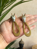 NANDI Dual Tone Earrings