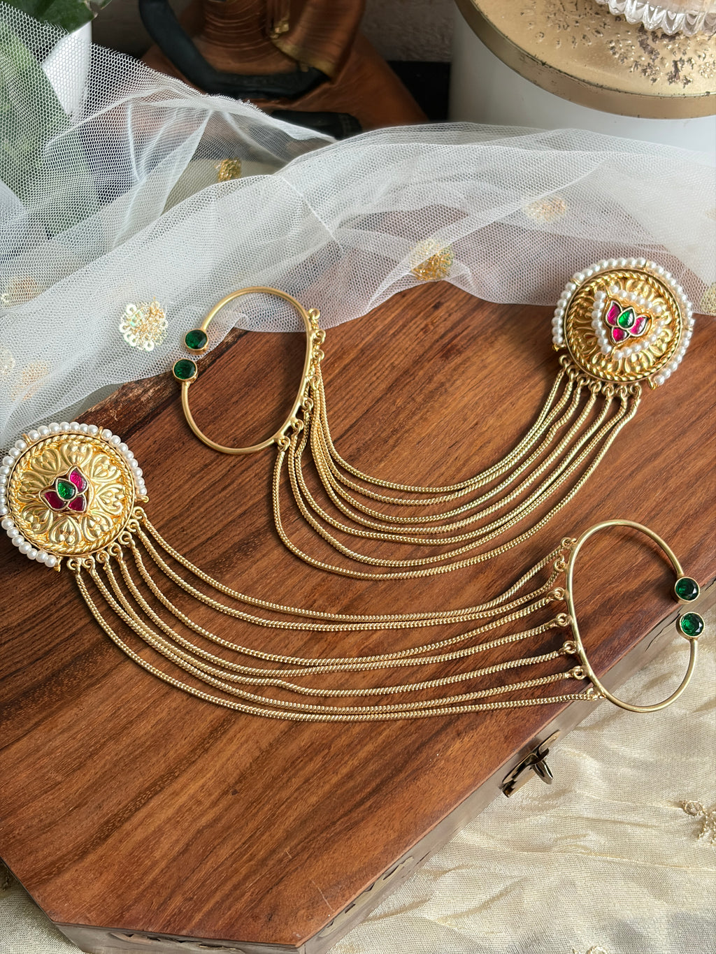 ANOKHI Brass Ear Cuff