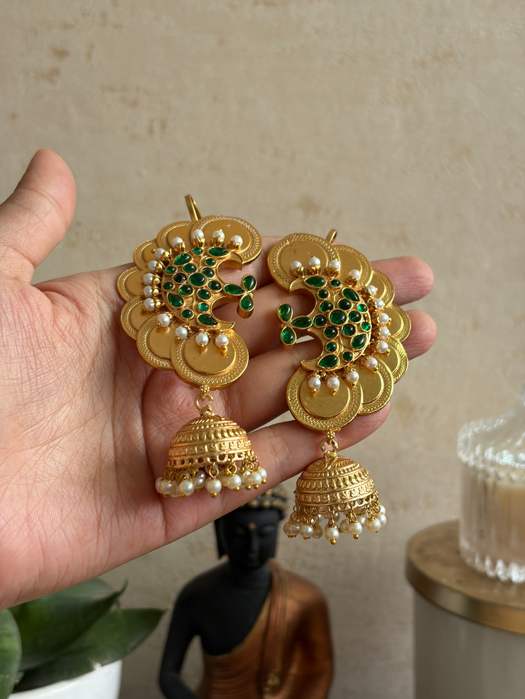 MANSHA Kanphool Jhumka
