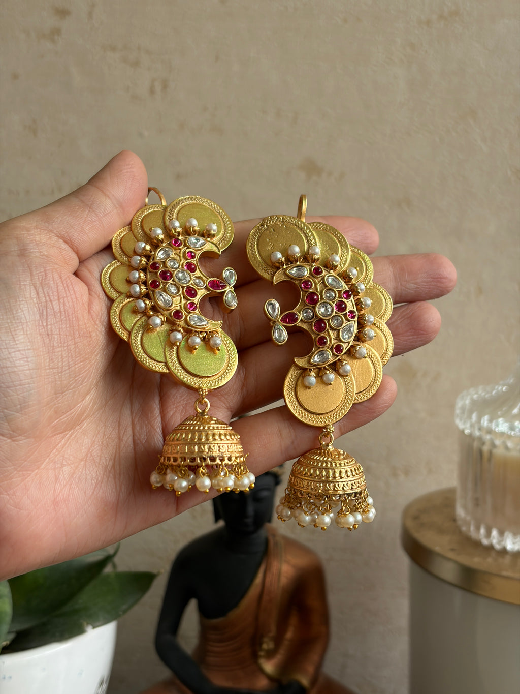 MANSHA Kanphool Jhumka