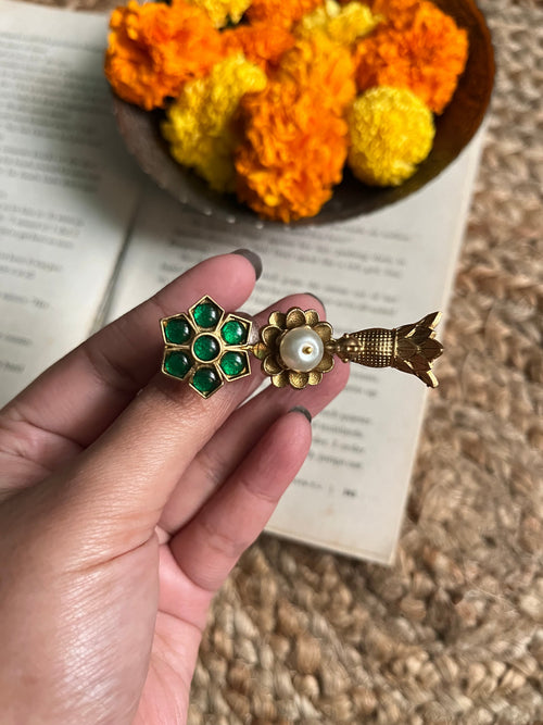 Brass Peacock Ring